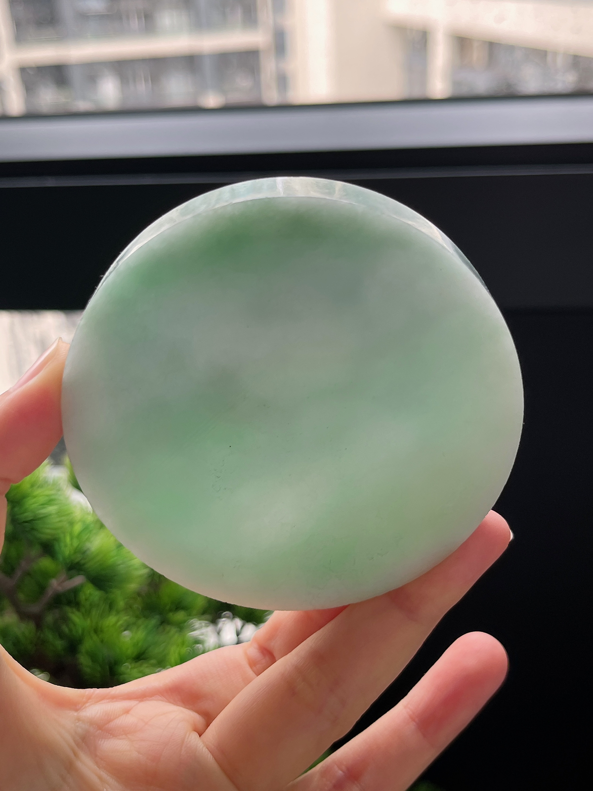 翡翠镯饼，⭕️正圈最大做60，圆条最大做56