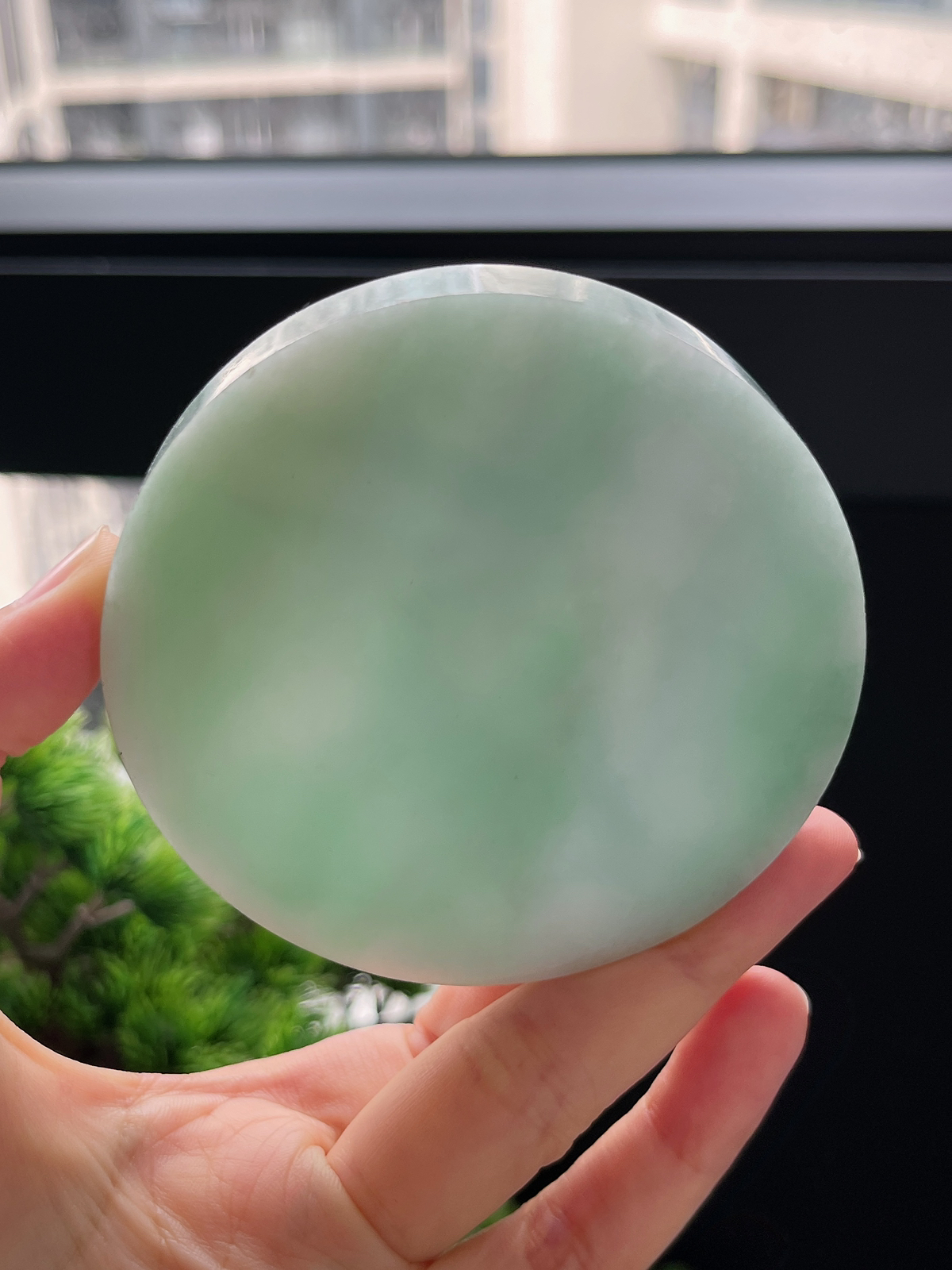 翡翠镯饼，⭕️正圈最大做60，圆条最大做56