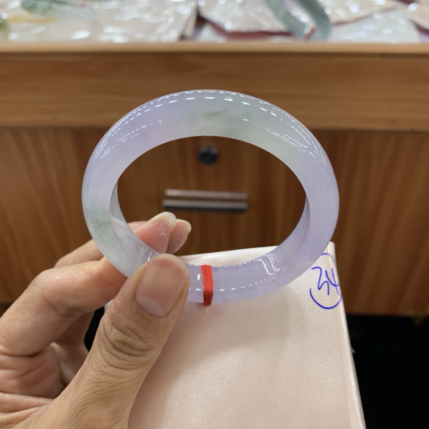 050634JM，冰春彩正圈翡翠手镯，51.6-11.6-8