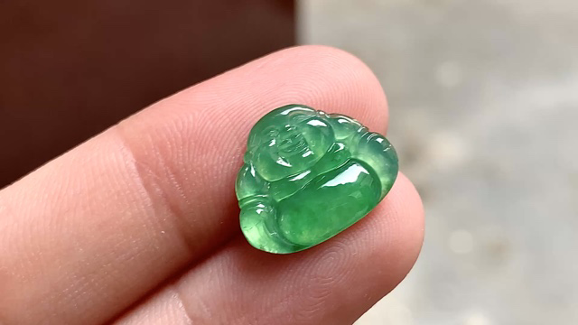 ️ 木纳绿佛公,15.5*12.2*2 完整