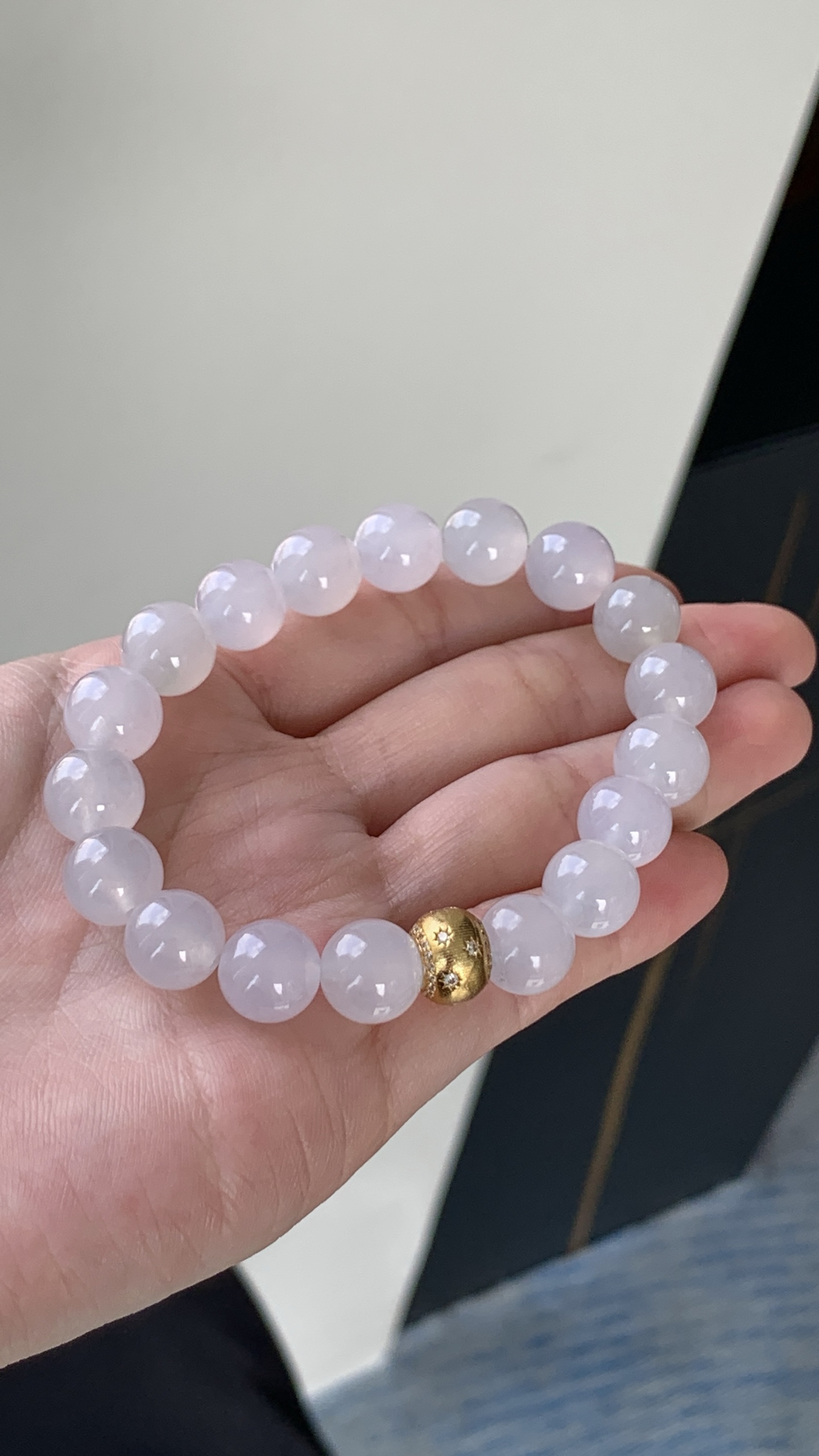 ️【珠子手串】冰润水透，种老细腻起荧，尺寸：10，9.8，asd157