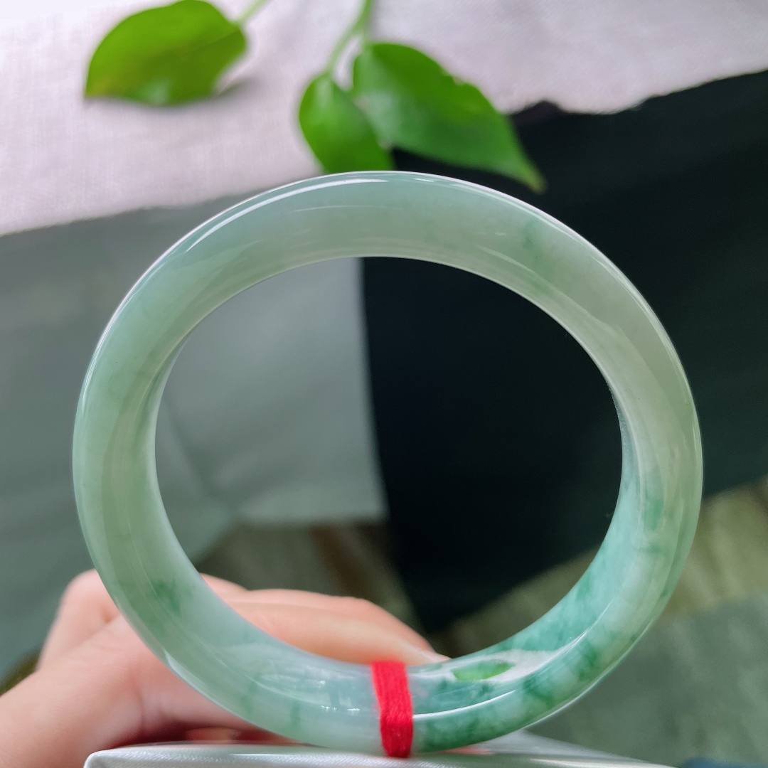 55.3/11.5/7，飘花正圈，天然晕染，如烟似雾，每一缕花色，都是时光落笔。无裂，ss49329a