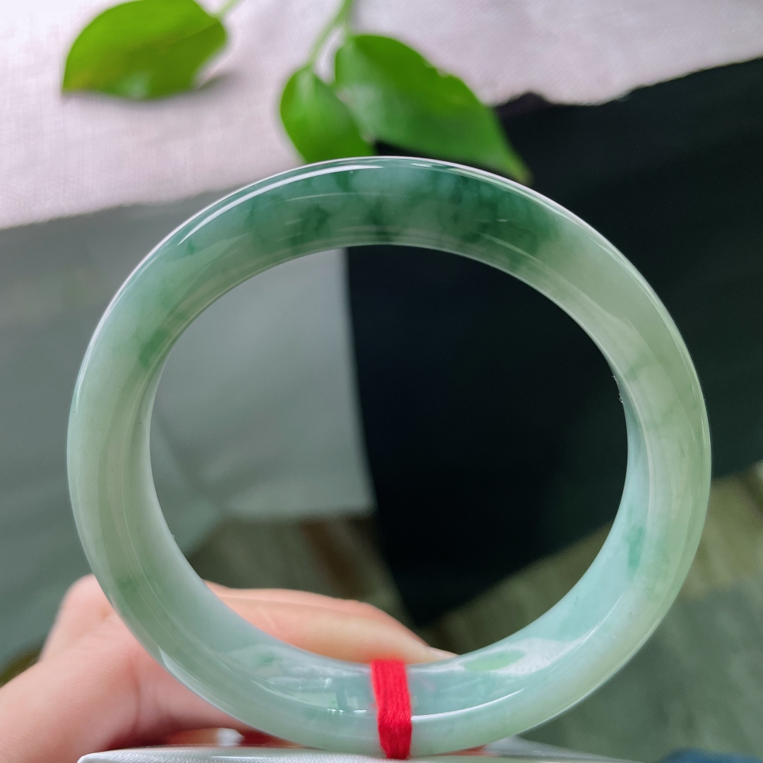 55.3/11.5/7，飘花正圈，天然晕染，如烟似雾，每一缕花色，都是时光落笔。无裂，ss49329
