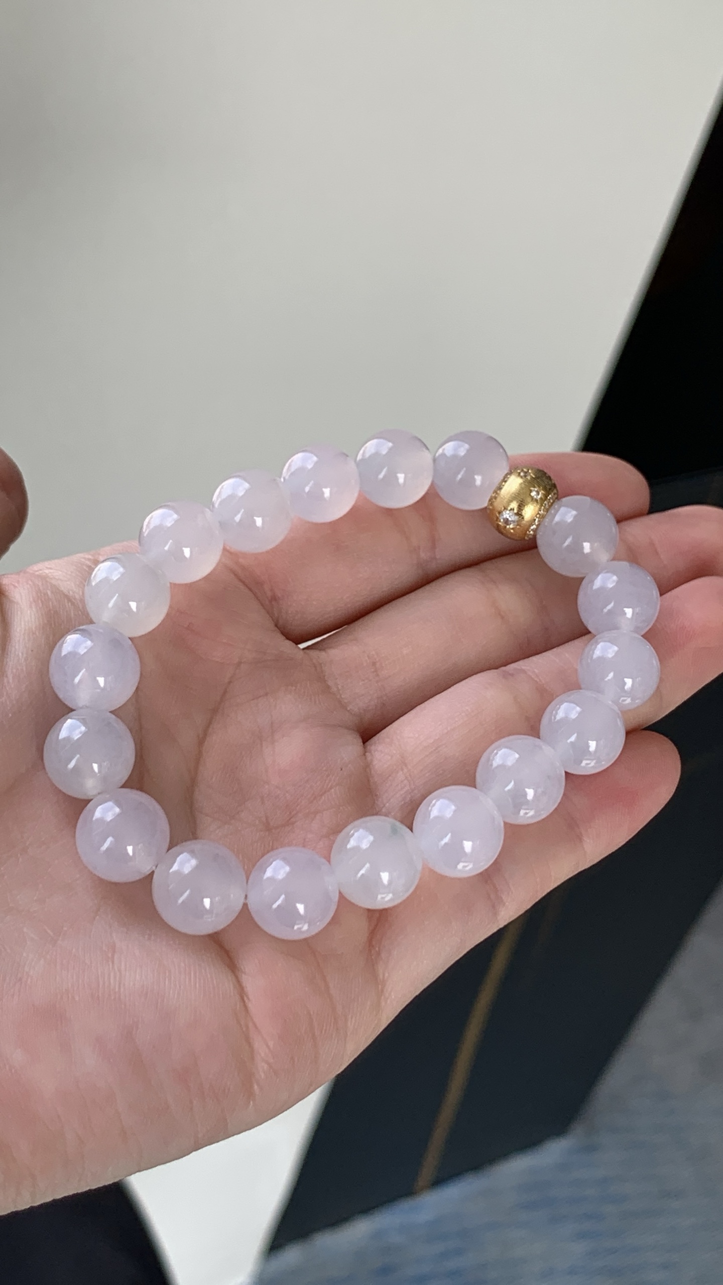 ️【珠子手串】冰润水透，种老细腻起荧，尺寸：10，9.8，asd157