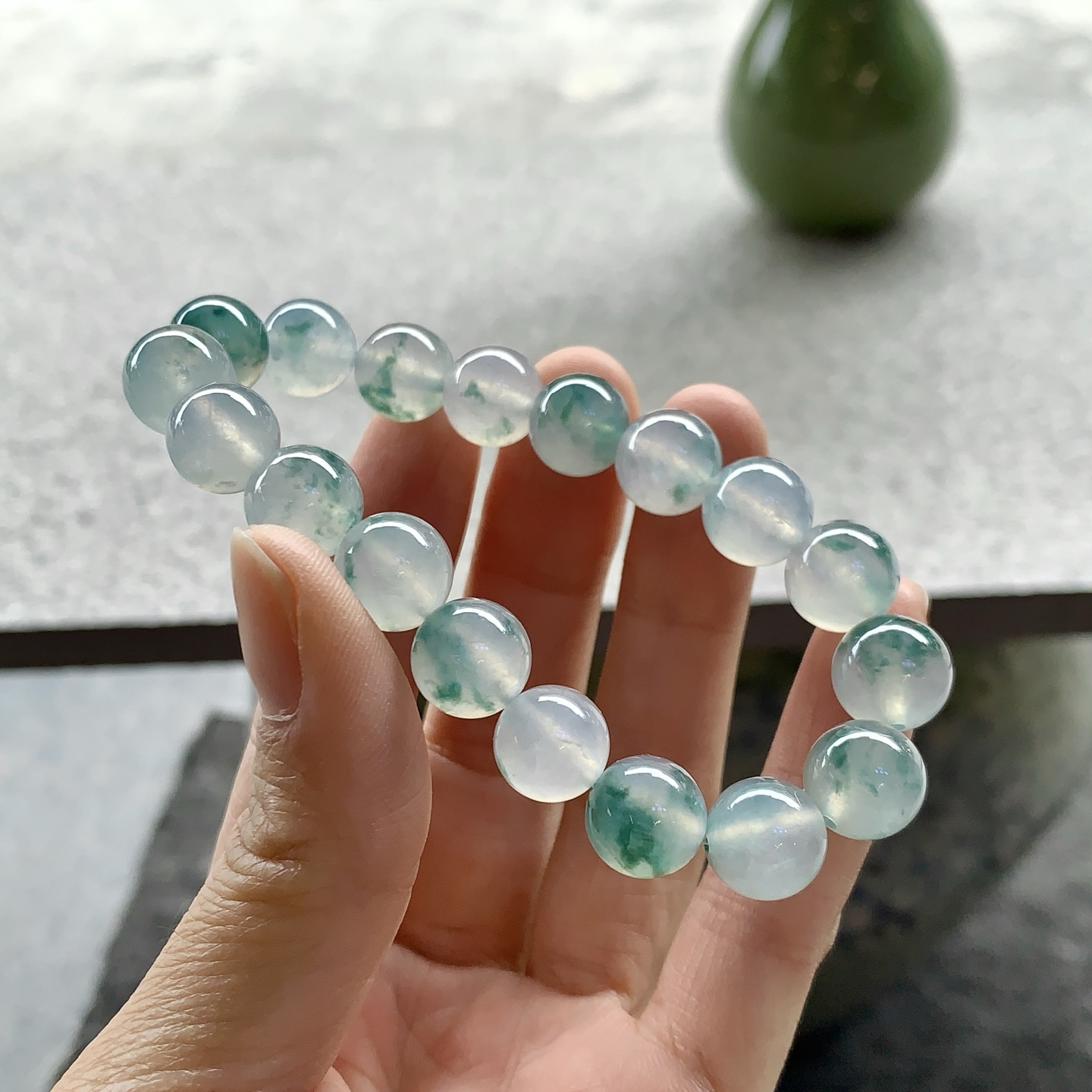 ️ 很有意境的一条飘花珠串，尺寸10.6/10.3共18颗