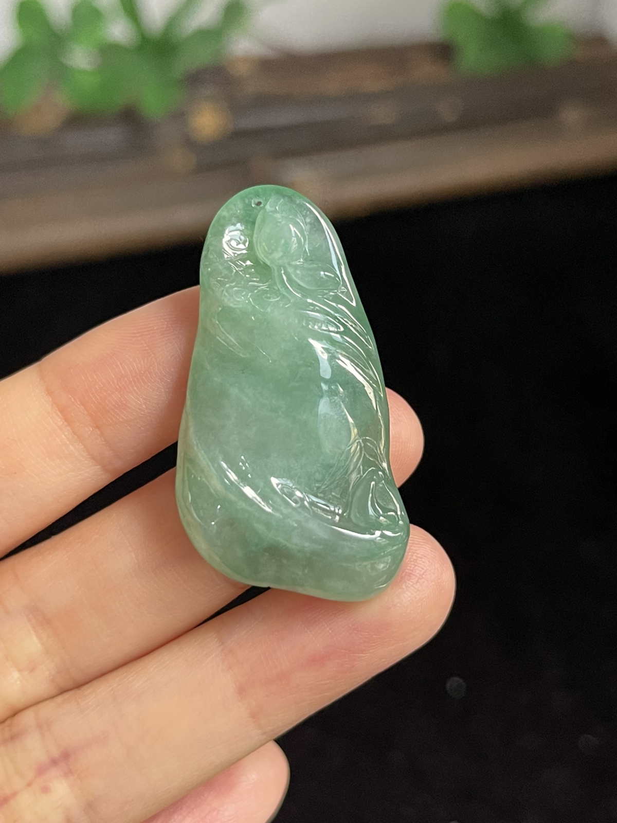 翡翠花件