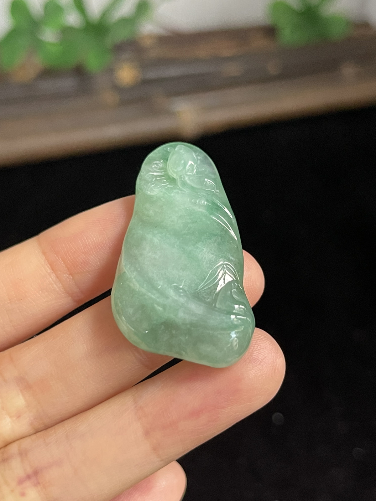 翡翠花件