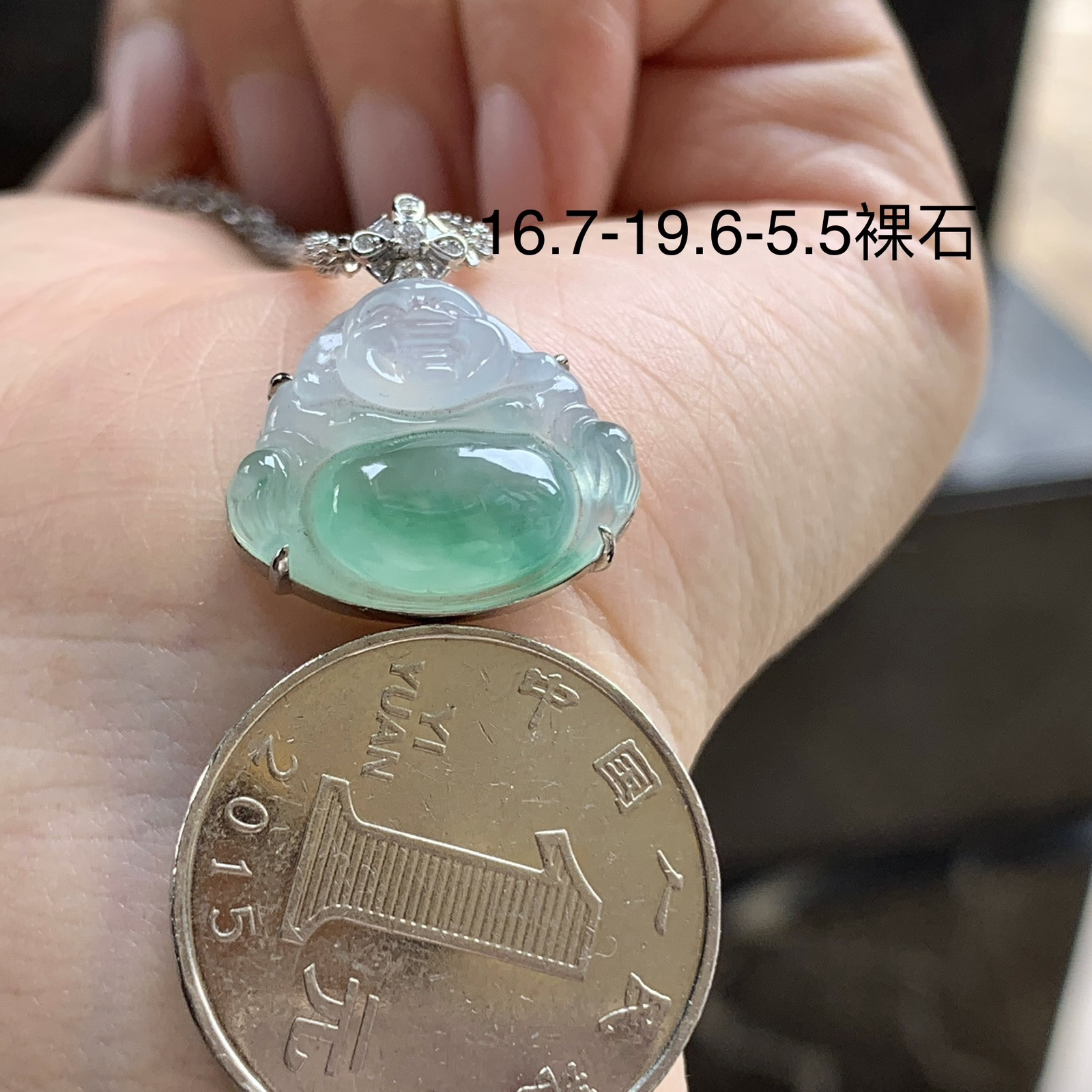 金钻镶嵌飘绿佛公^_^