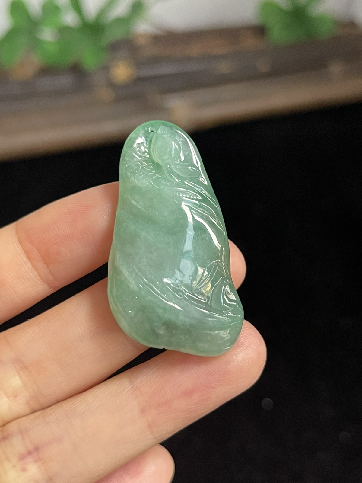 翡翠花件