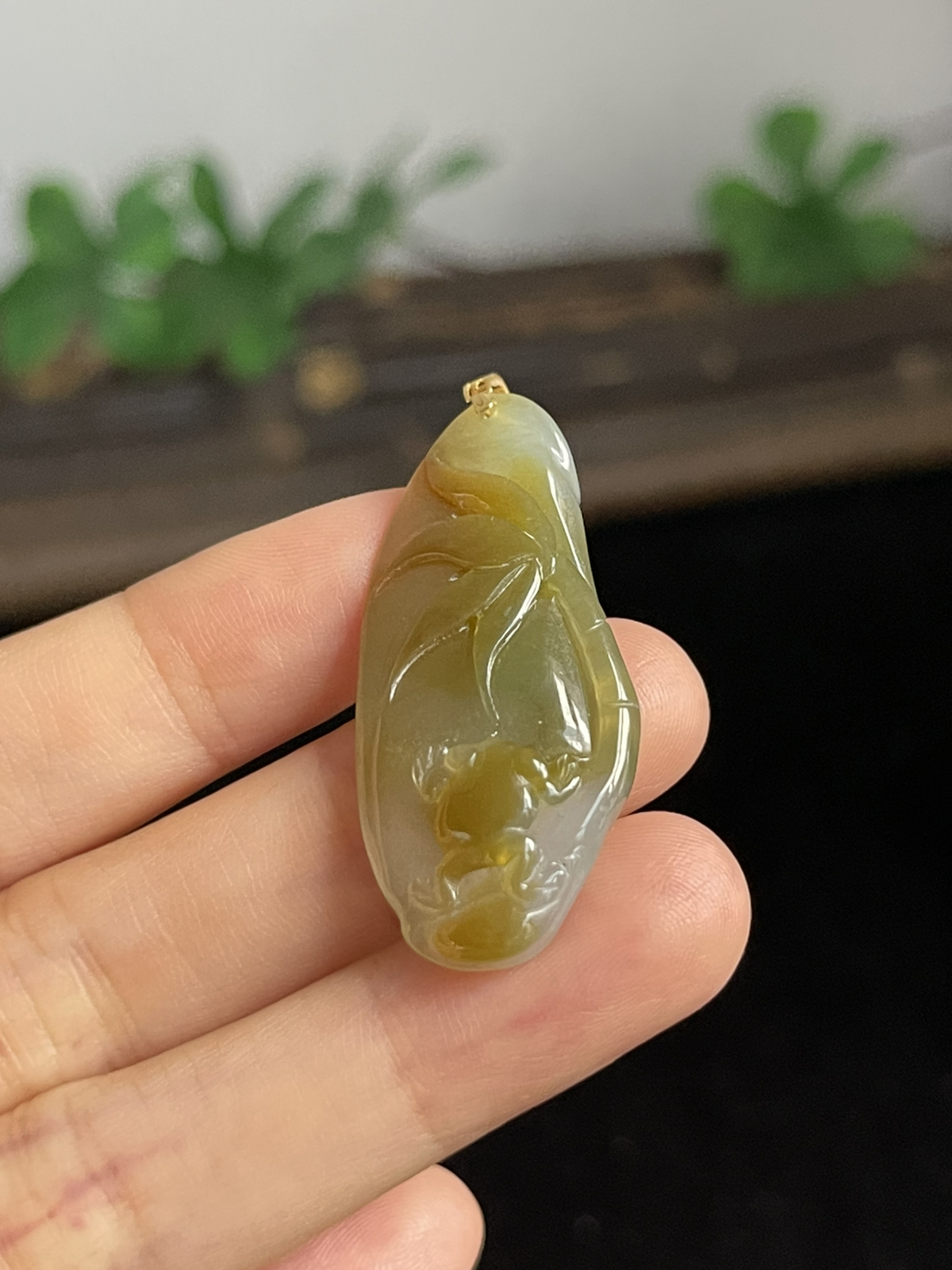 翡翠花件