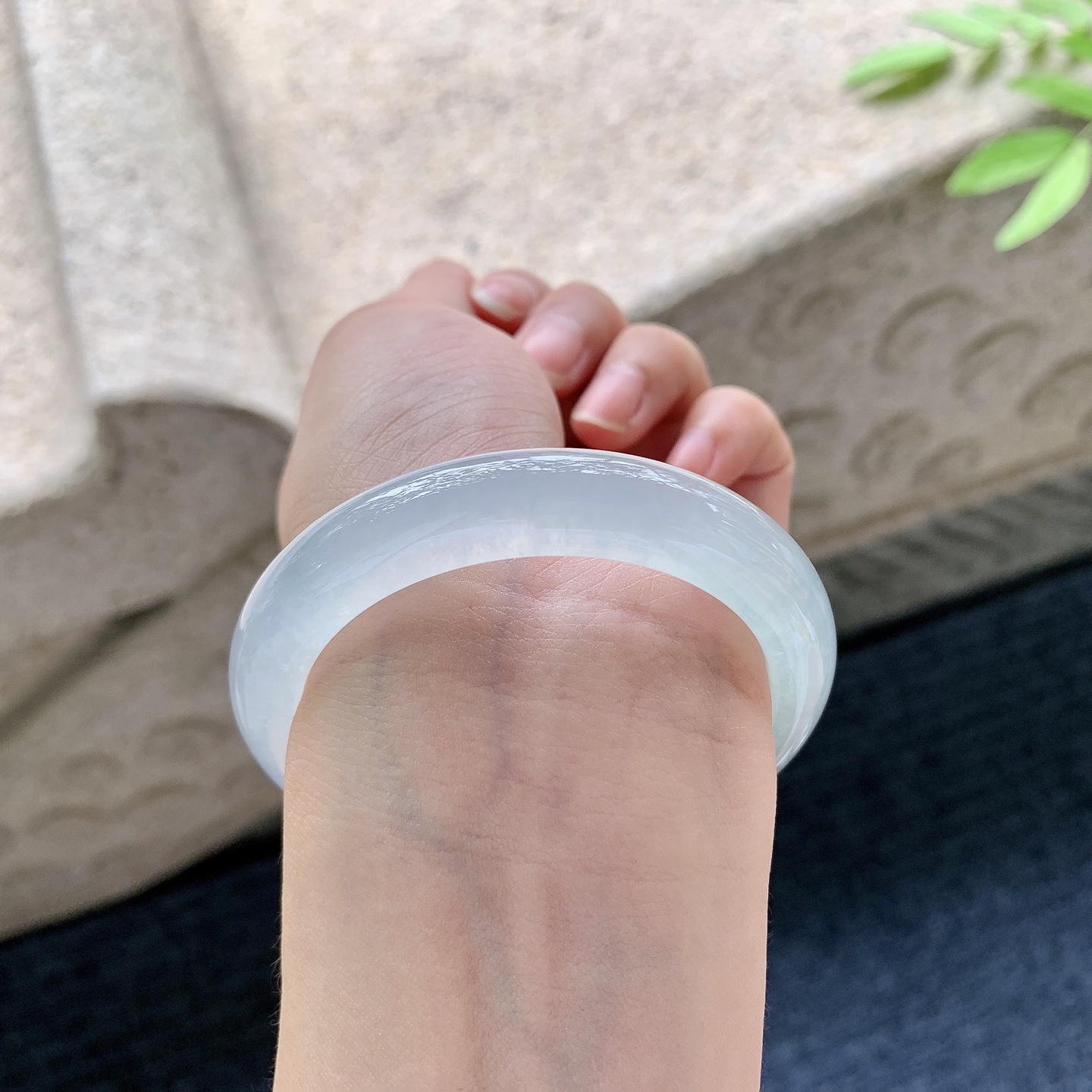 正圈50 51 冰晴底，清透，水润，种老，细腻，无裂