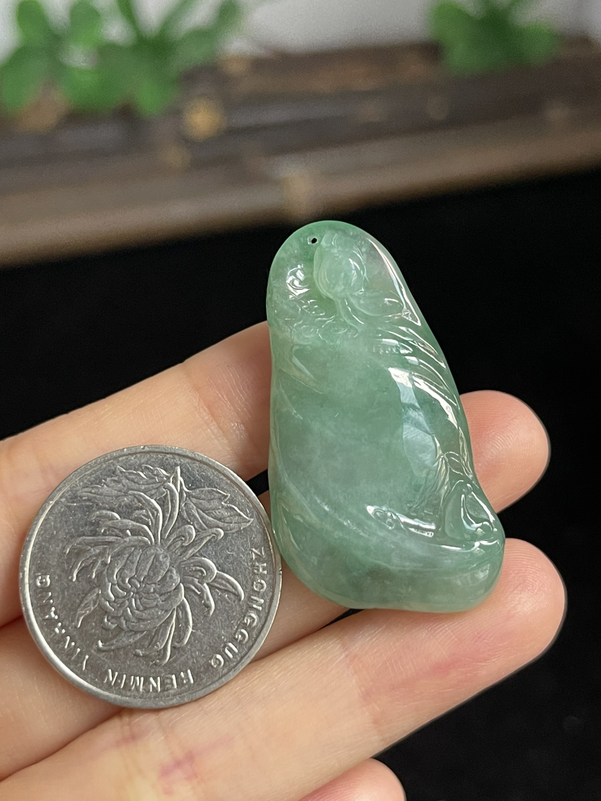 翡翠花件