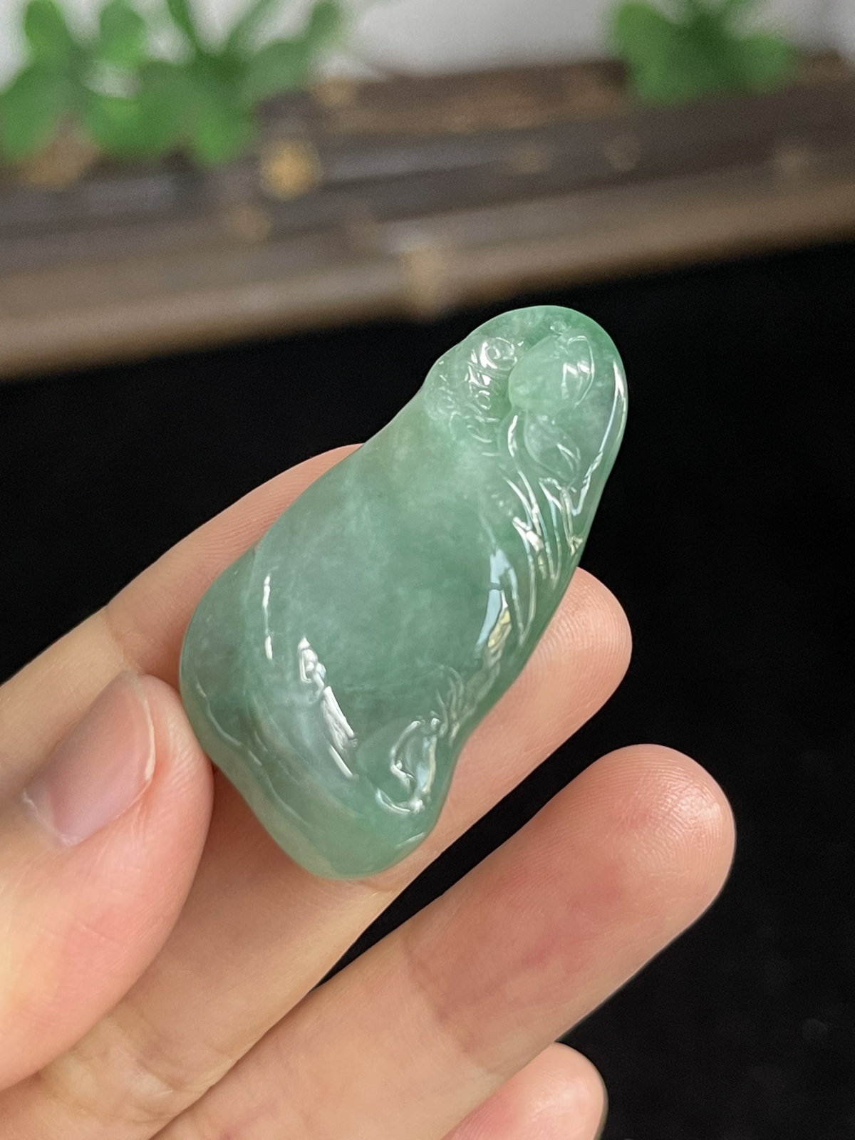 翡翠花件