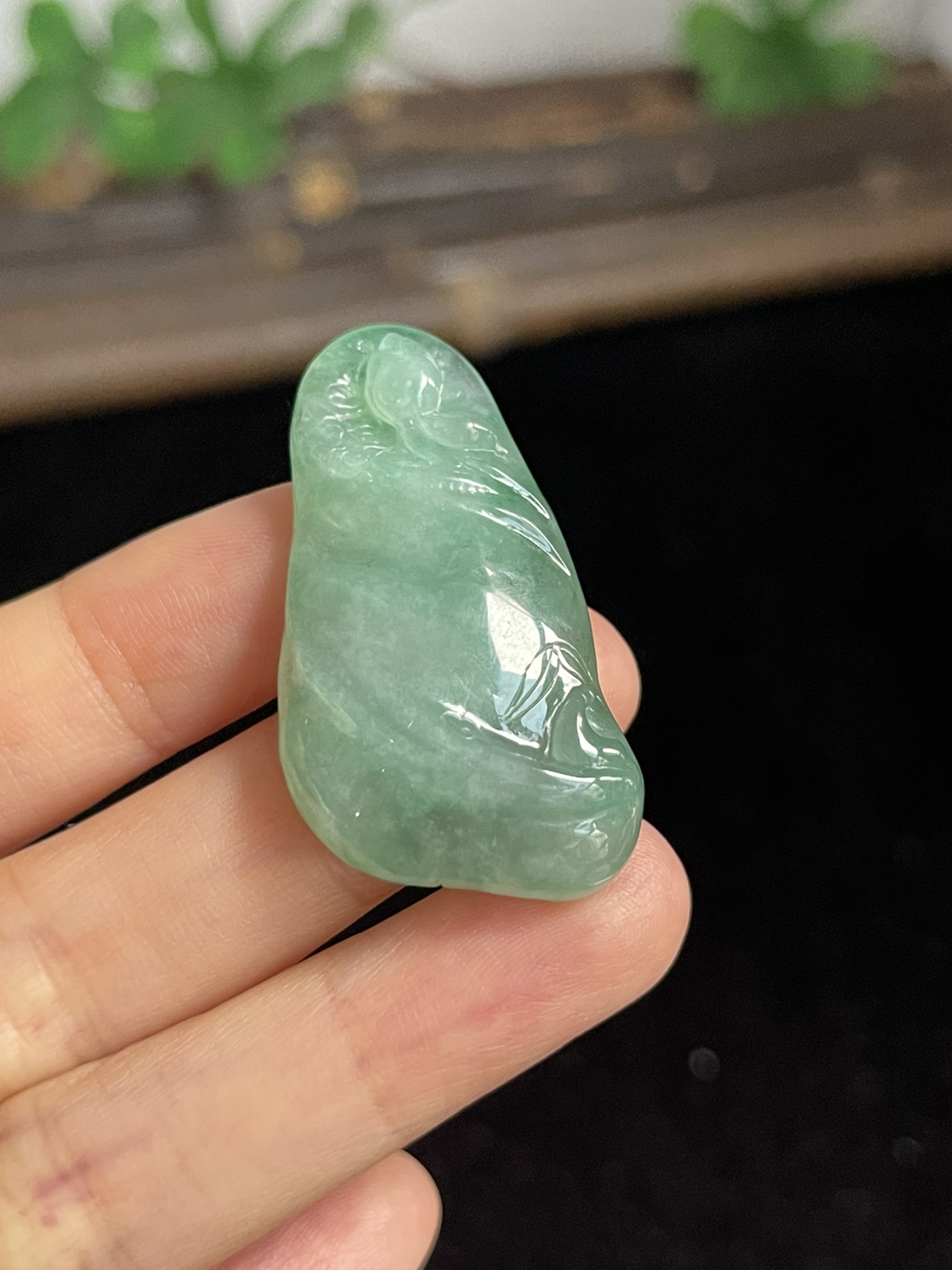 翡翠花件