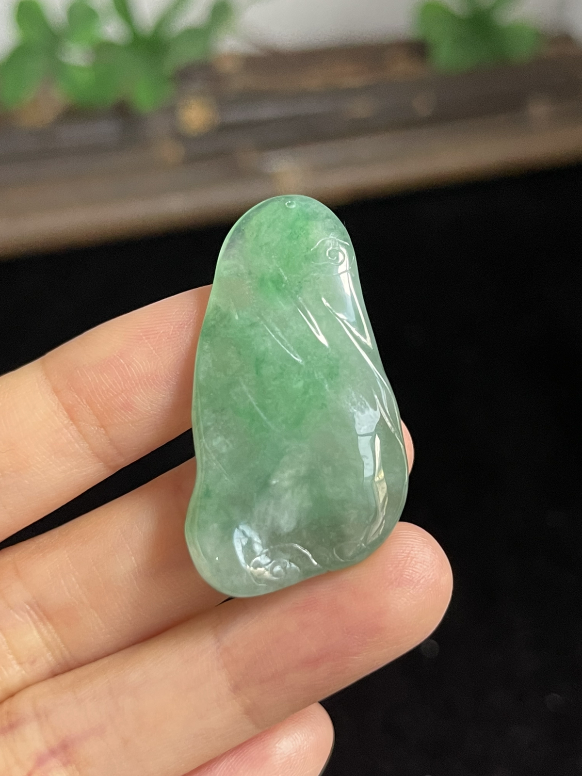 翡翠花件
