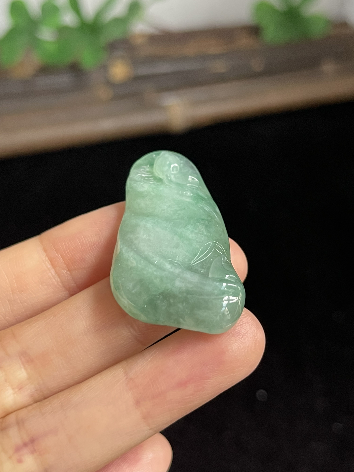 翡翠花件