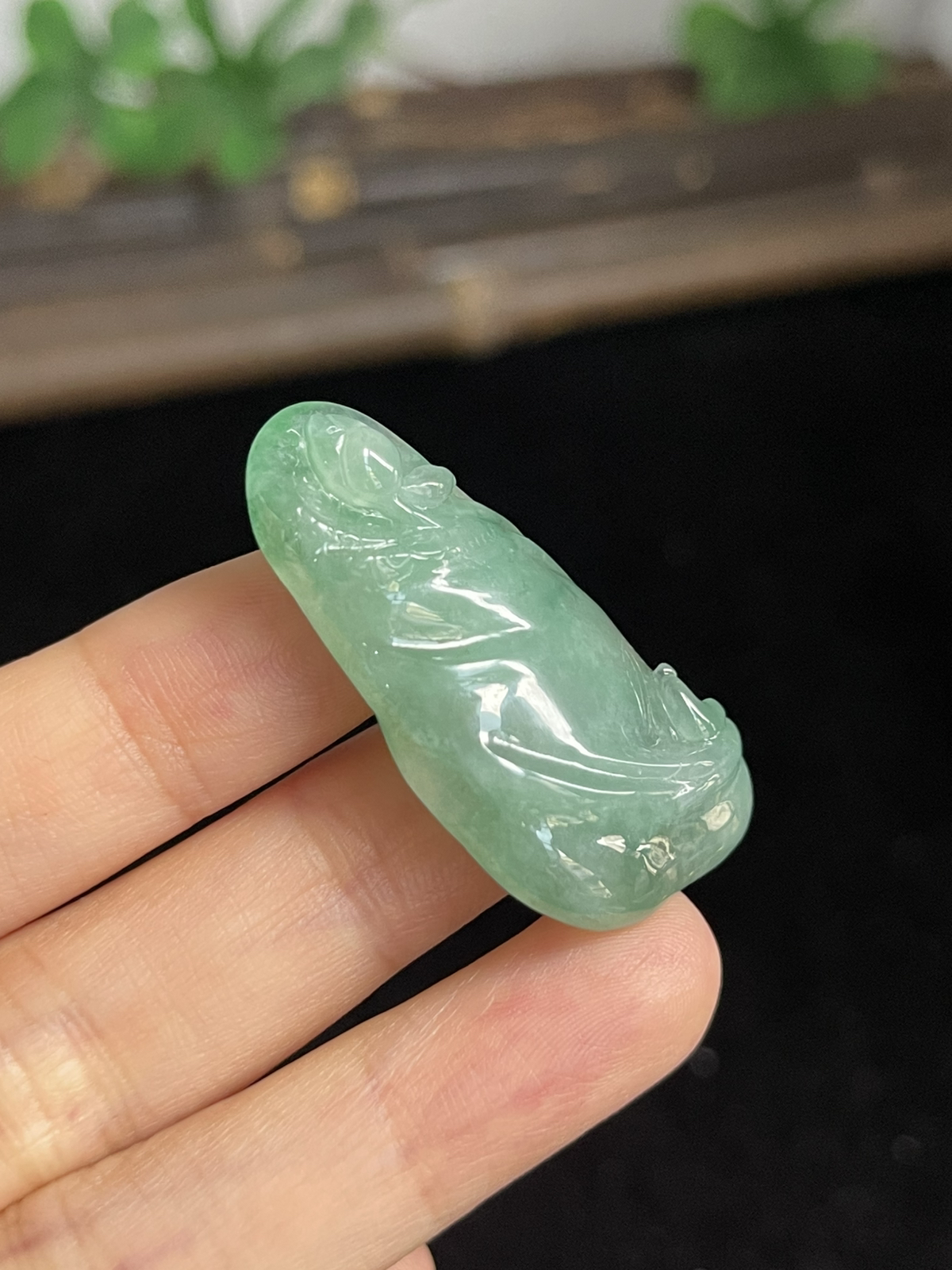翡翠花件