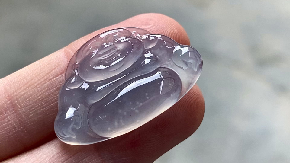 ️ 玻璃种佛，完整，29/18.2/3.8