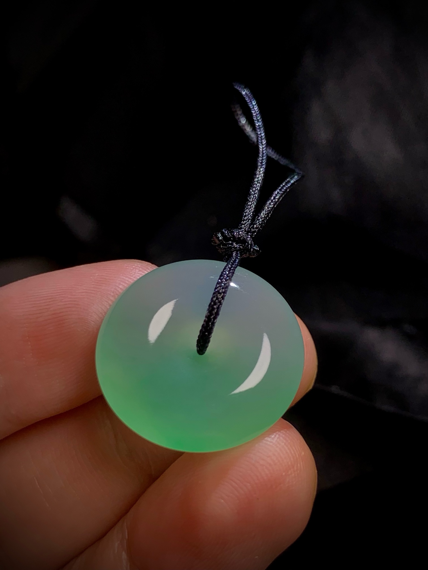 ️ 甜色平安扣，22.2-7mm，6.3g