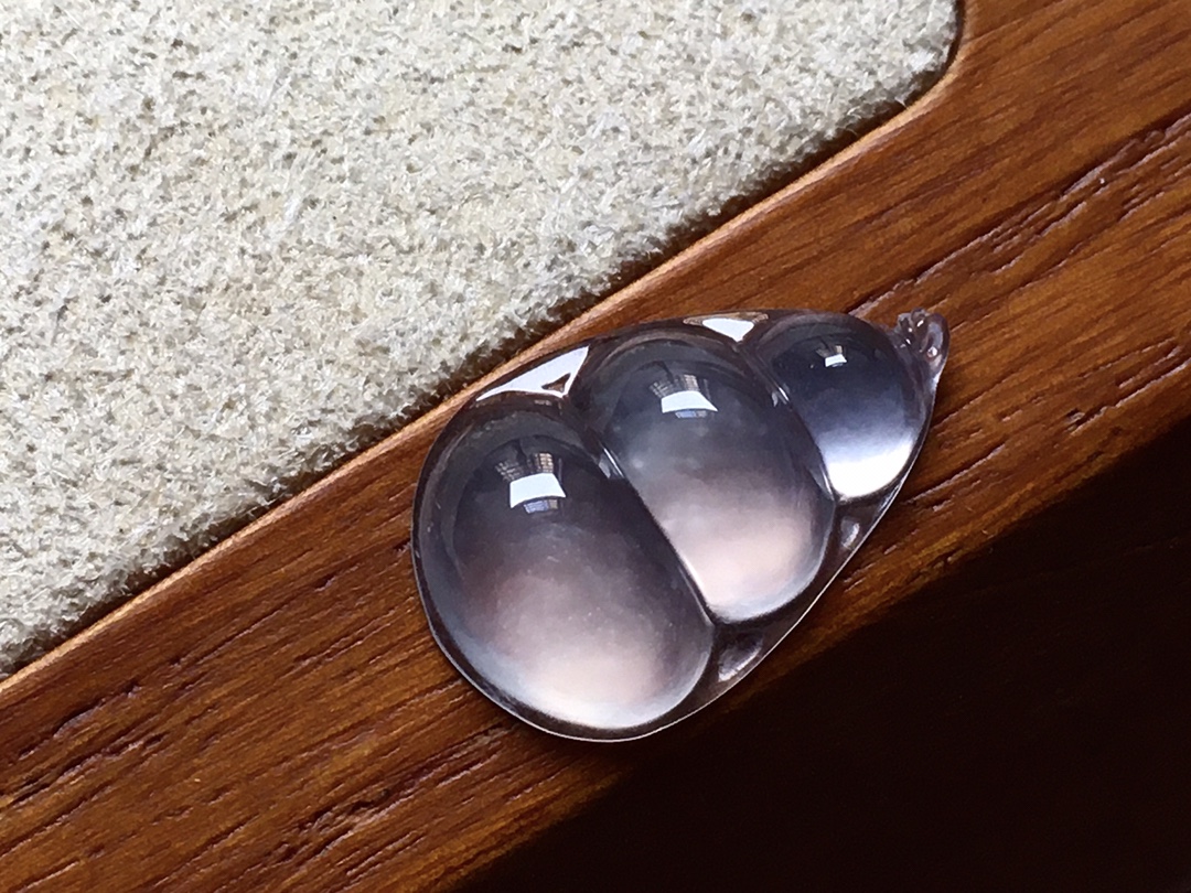 ️ 玻璃种福豆 冰透感十足，通透感强，无裂尺寸17*11*4