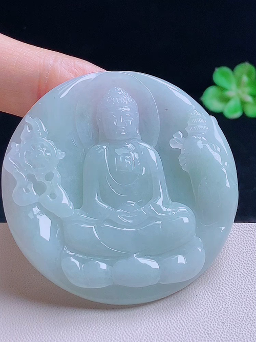 大日如来，无裂，尺寸50/5.2/编号2cmh  8