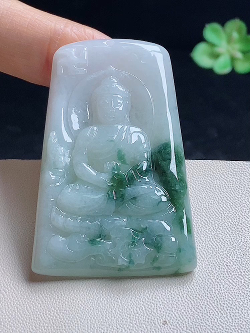 大日如来，无裂，尺寸51.8×32/4.5/编号2cmh  8