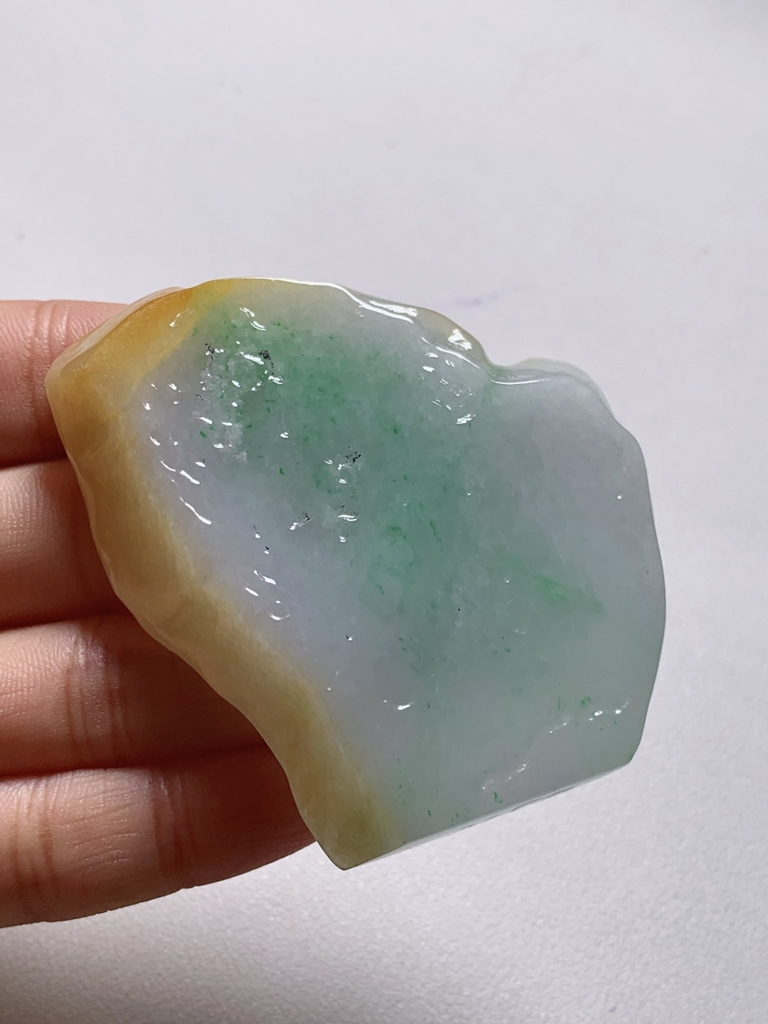 ️冰飘黄翡/冰飘绿花/牌子料/片料/板料/特色料 可做牌子、人物、山水、动物、花件……等推荐参考 