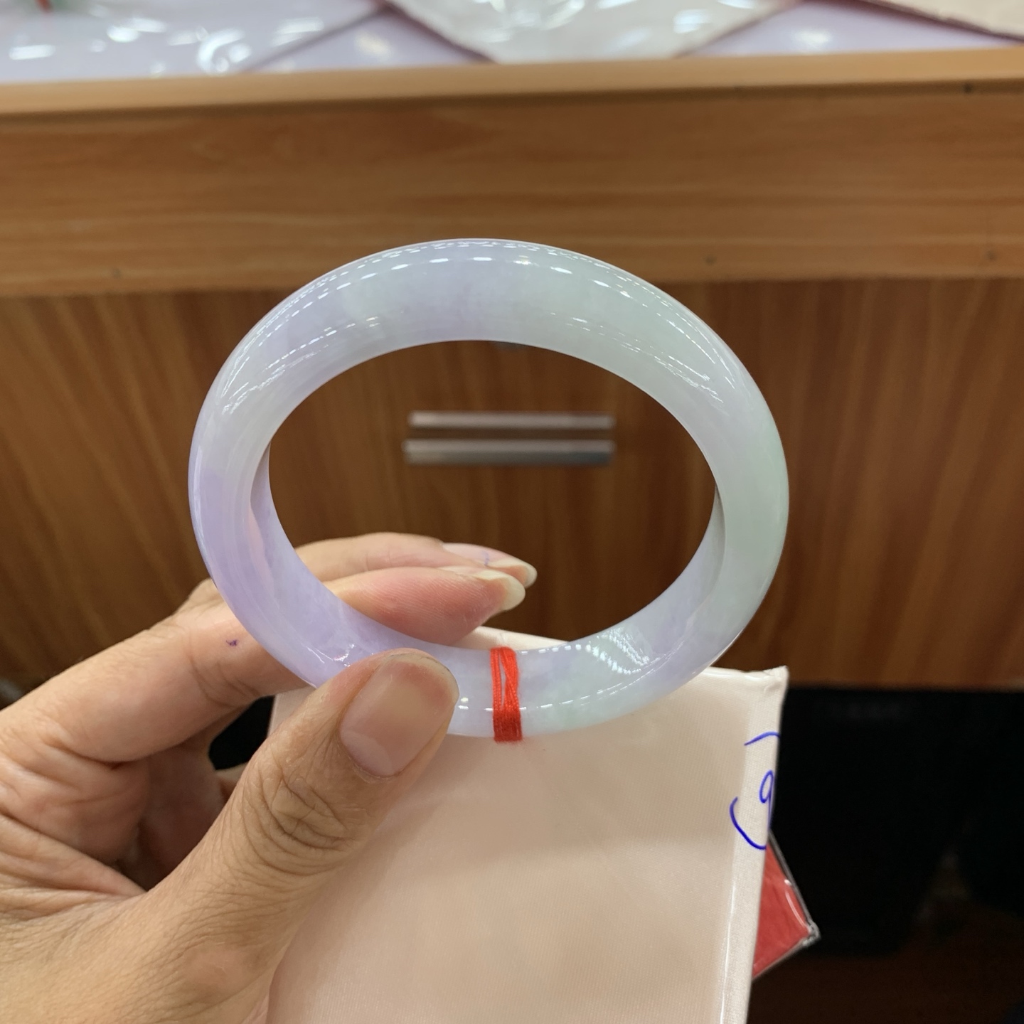 051009GXXY 春彩正圈翡翠手镯 57-12.6-8.6