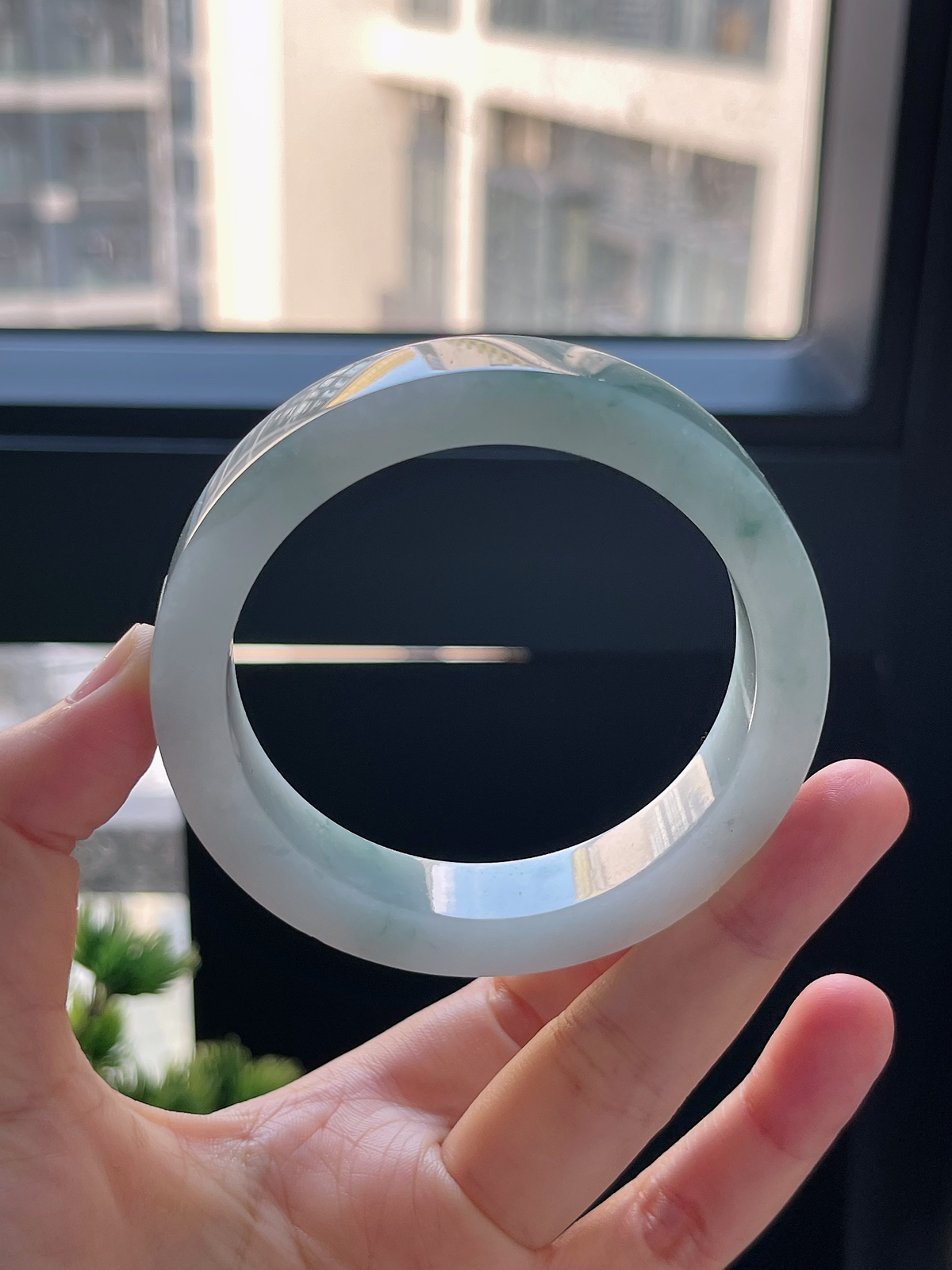 翡翠镯饼⭕️正圈最大做56.8
