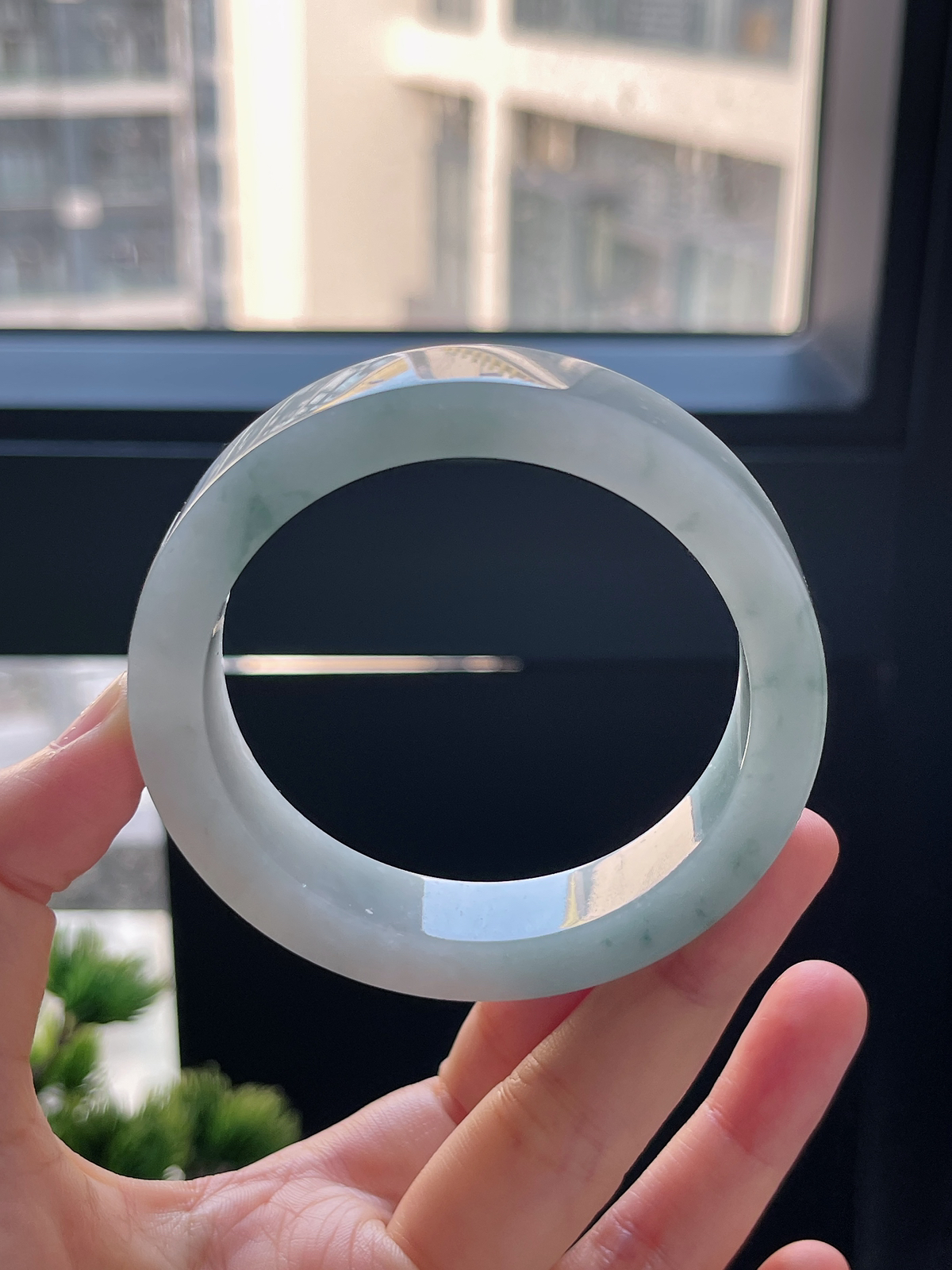 翡翠镯饼⭕️正圈最大做56.8