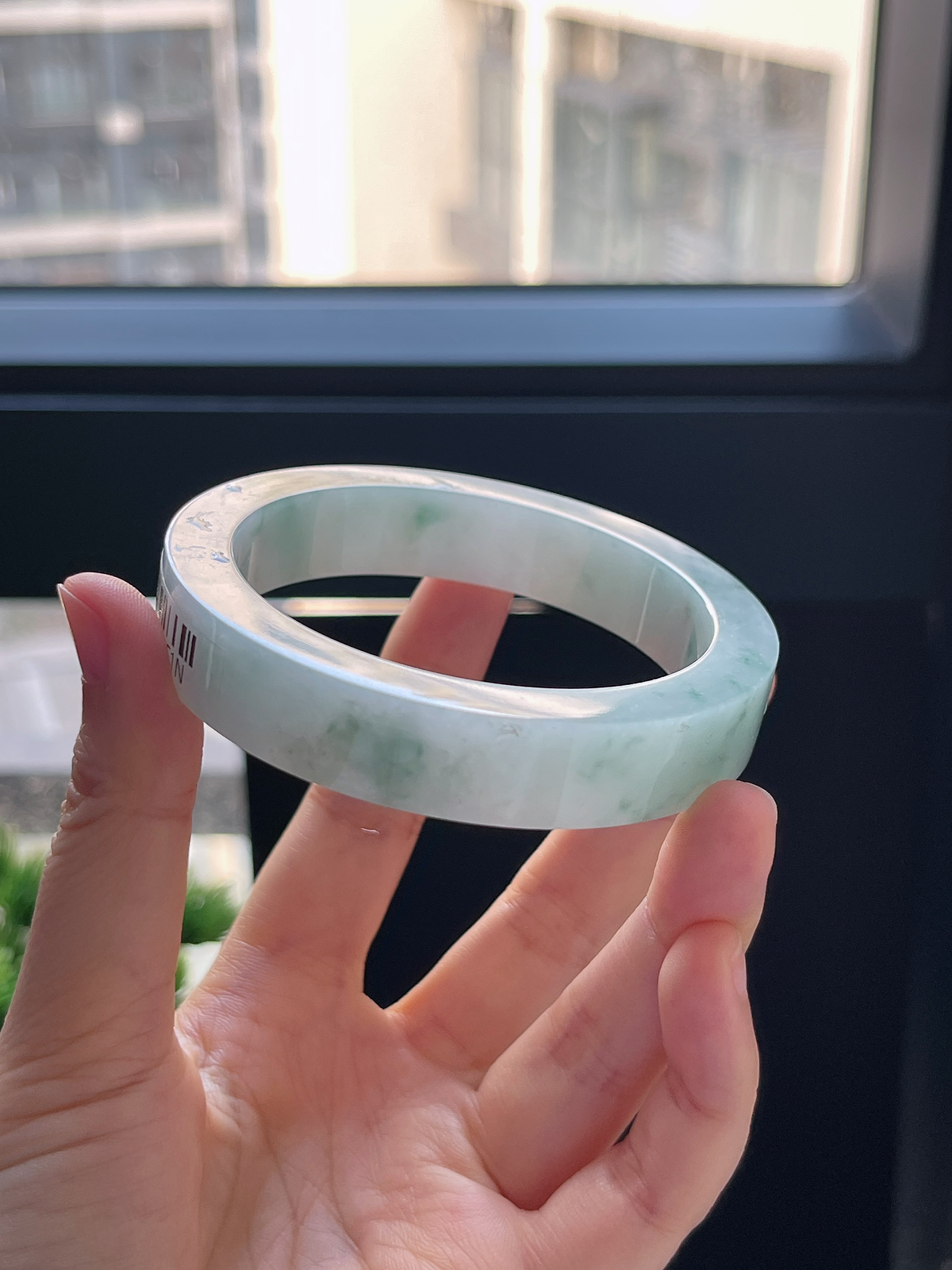翡翠镯饼⭕️正圈最大做56.8