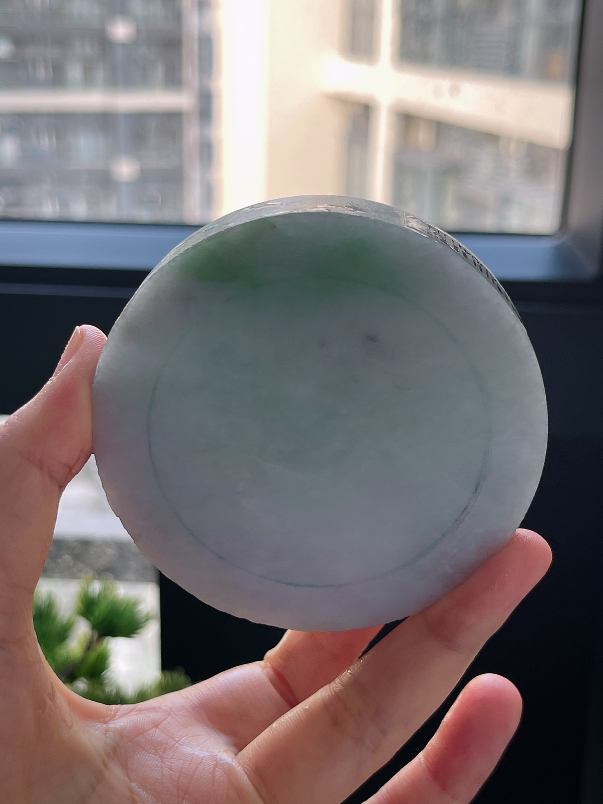 翡翠镯饼⭕️正圈最大做60，圆条最大做56