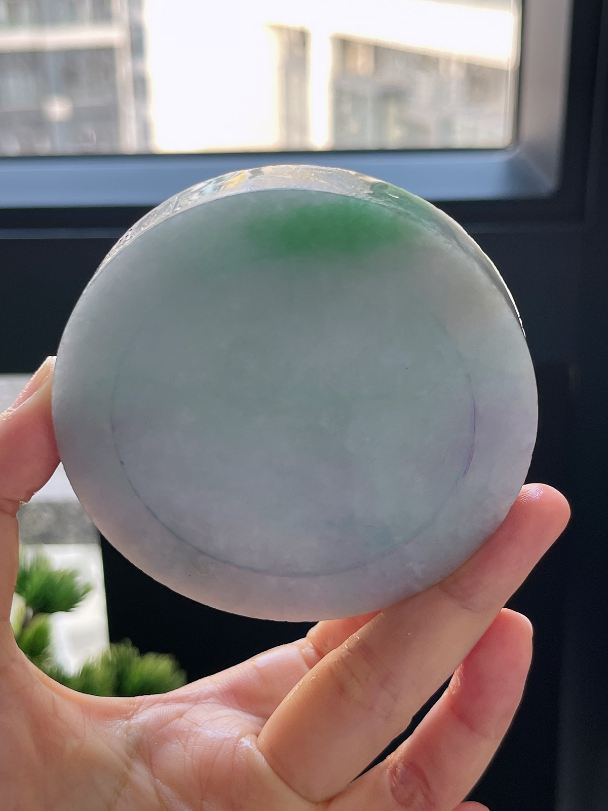 翡翠镯饼⭕️正圈最大做60，圆条最大做56