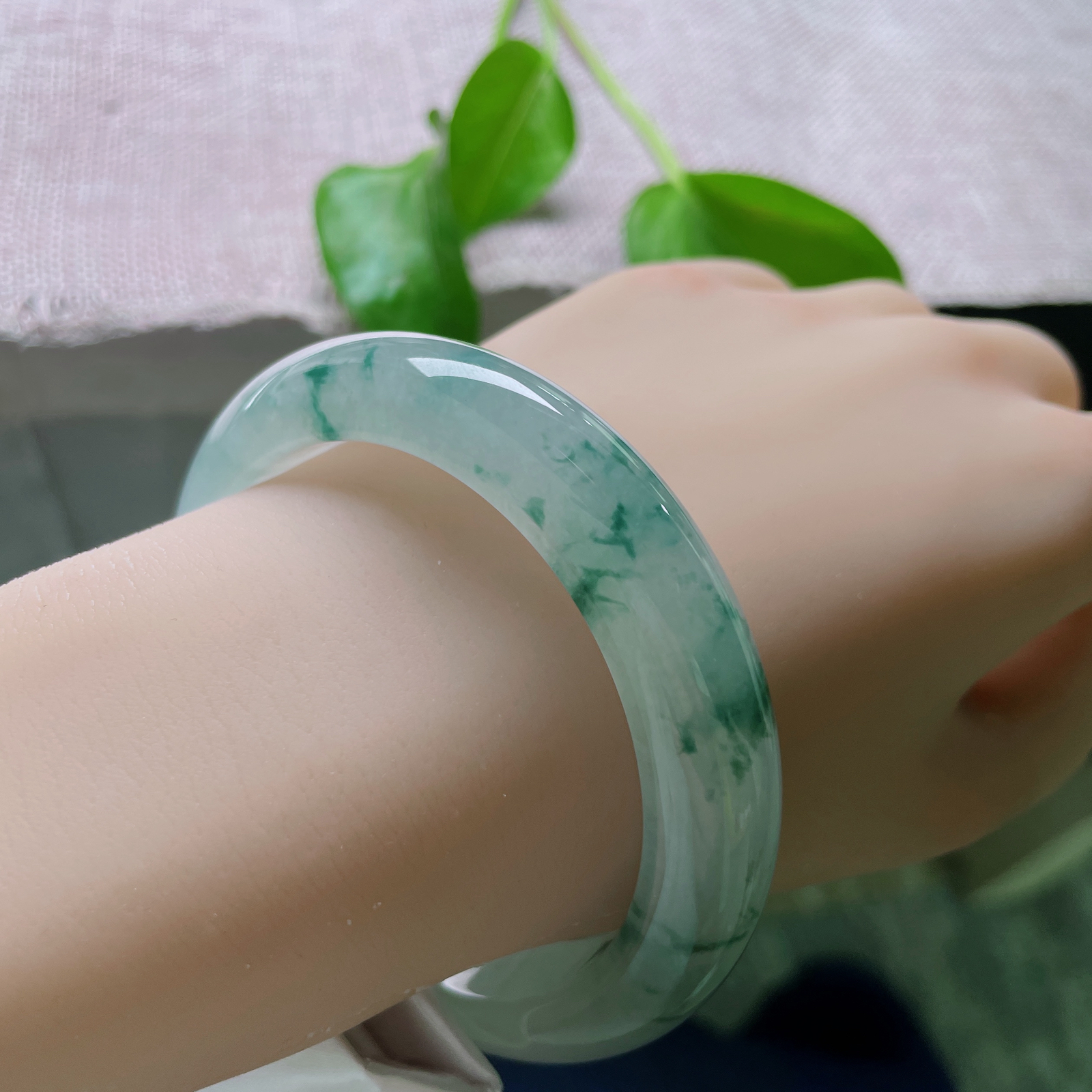 57/12.5/9.2冰飘花正圈，冰润细腻，种老，藏山河诗意，温柔自带风骨，贵气，ss52934a..