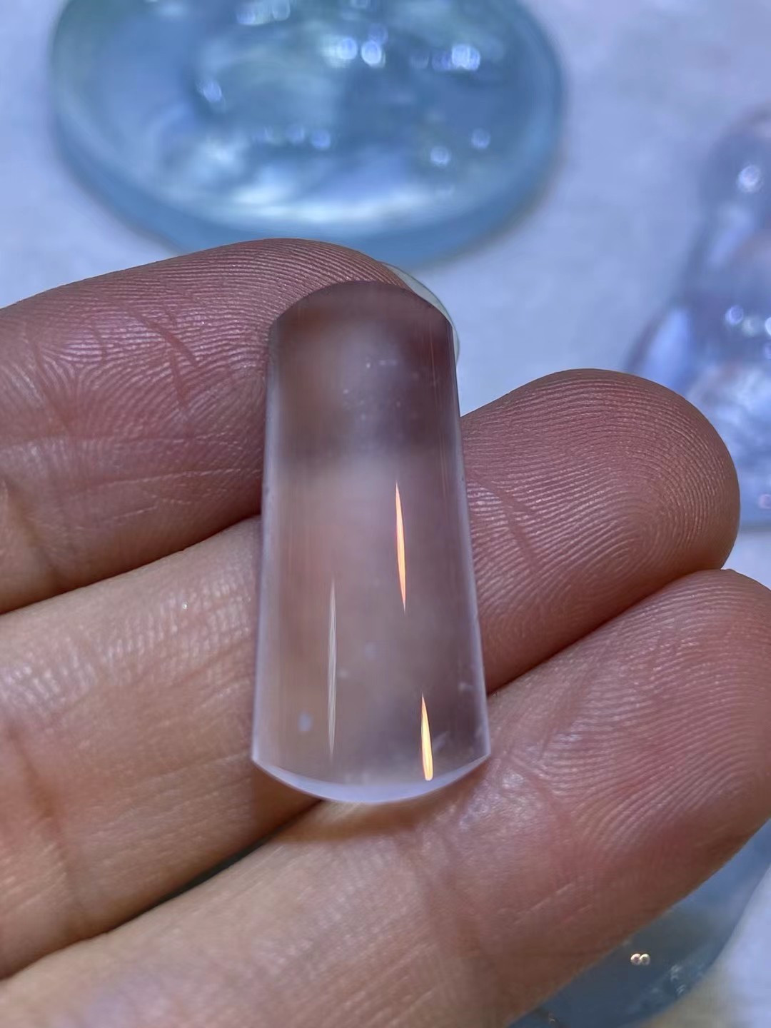 ️ 老坑雪花棉素条，完整冰透，起光