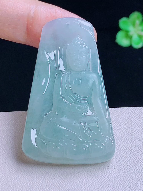 阿弥陀佛，无裂，尺寸49.5/29.8/5.6/编号fn10