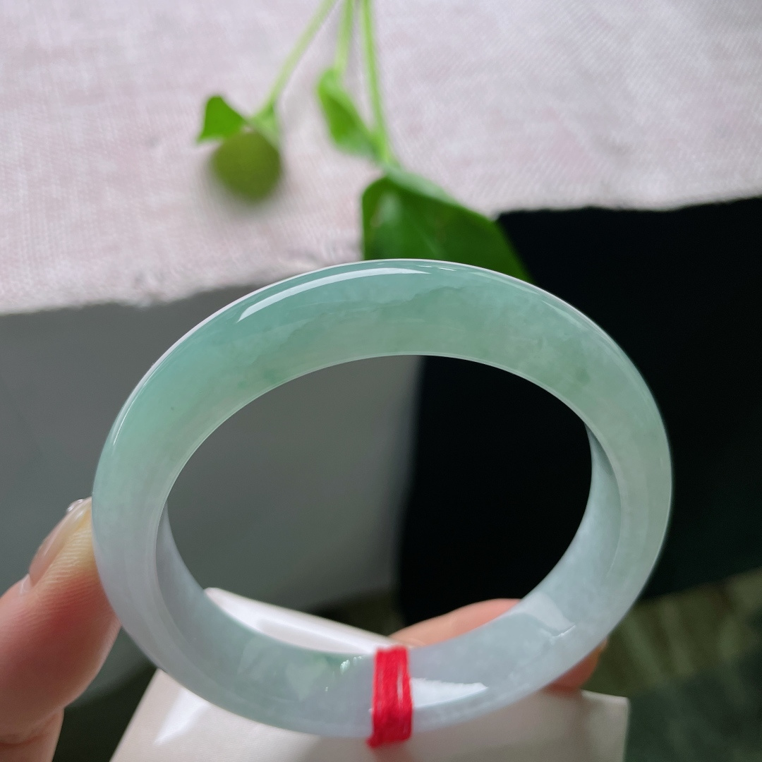 57.8/12.7/8.5，冰蓝正圈，种老，冰晶玉莹，花容月貌，艳压群芳，晶体纹，ss50647a
