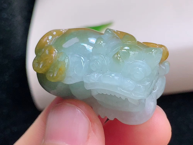 ️ 招财霸王貔貅，无裂，尺寸32.3-21.7-17.9mm，包A附证书