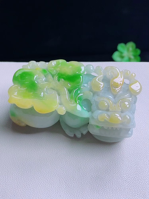 貔貅，无裂，尺寸55/30.6/18.8编号au10