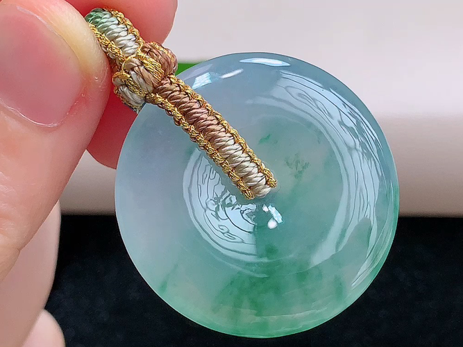 ️ 平安扣，无裂，尺寸31.2-5.4mm，包A附证书