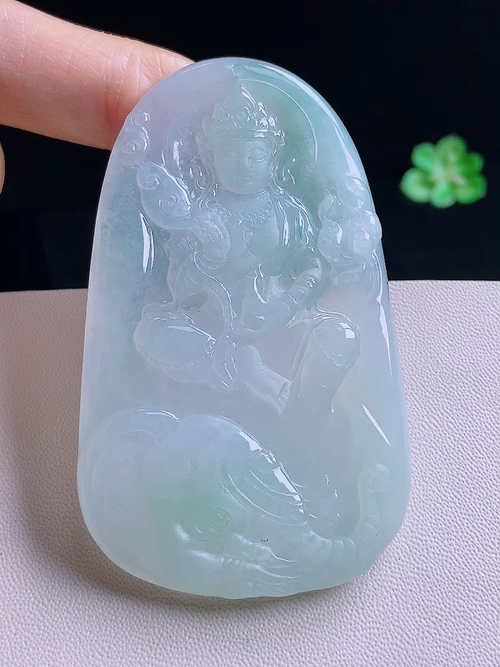 普贤菩萨，无裂，尺寸73/43.5/6.0编号5yf10