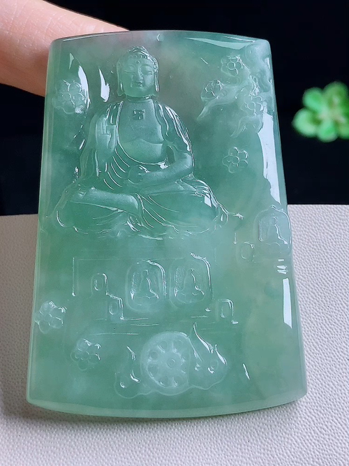 阿弥陀佛，无裂，尺寸65.6/44.5/6.1编号5yf10