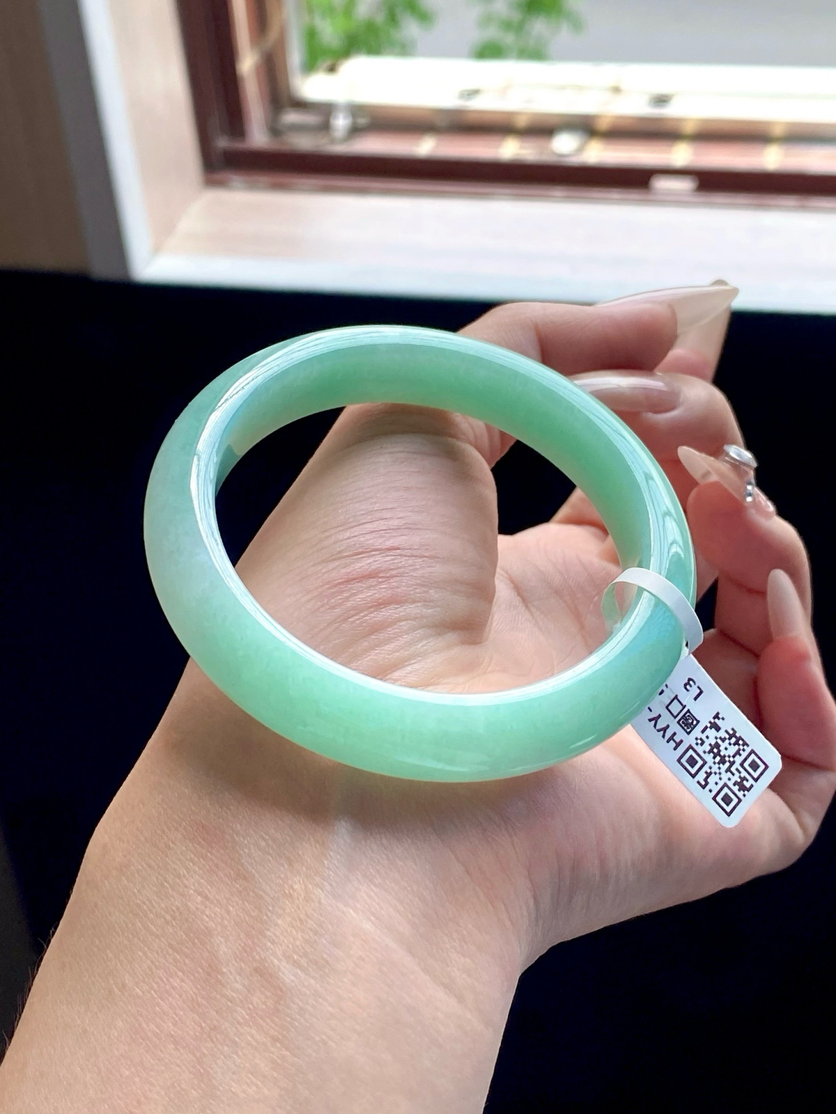 苹果绿正圈成品（小细纹不显不扣）
⭕️57.2-11.8-9