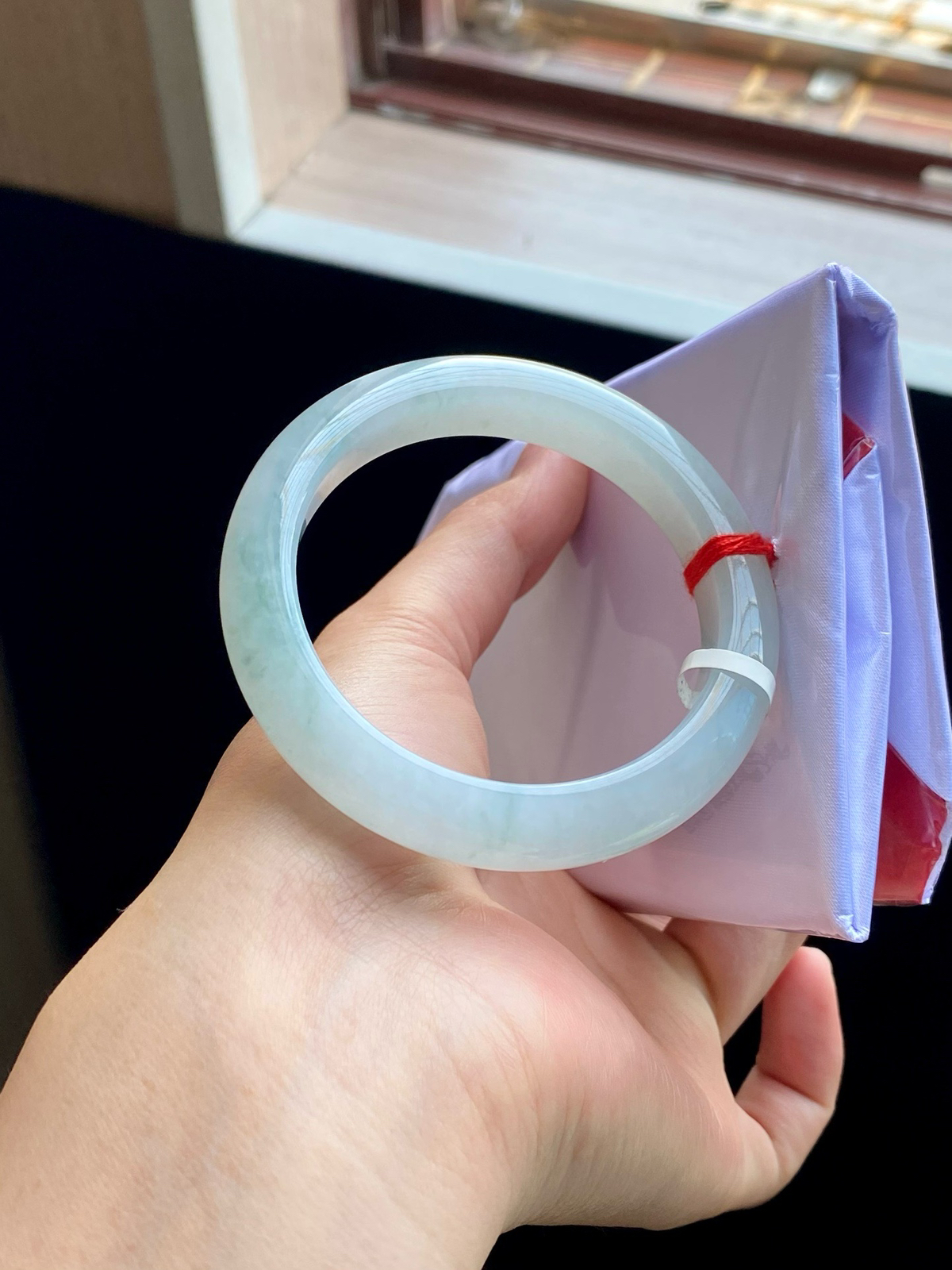 小圈口白冰飘花泥鳅背窄条正圈成品（完美）
⭕️53.4-11-9