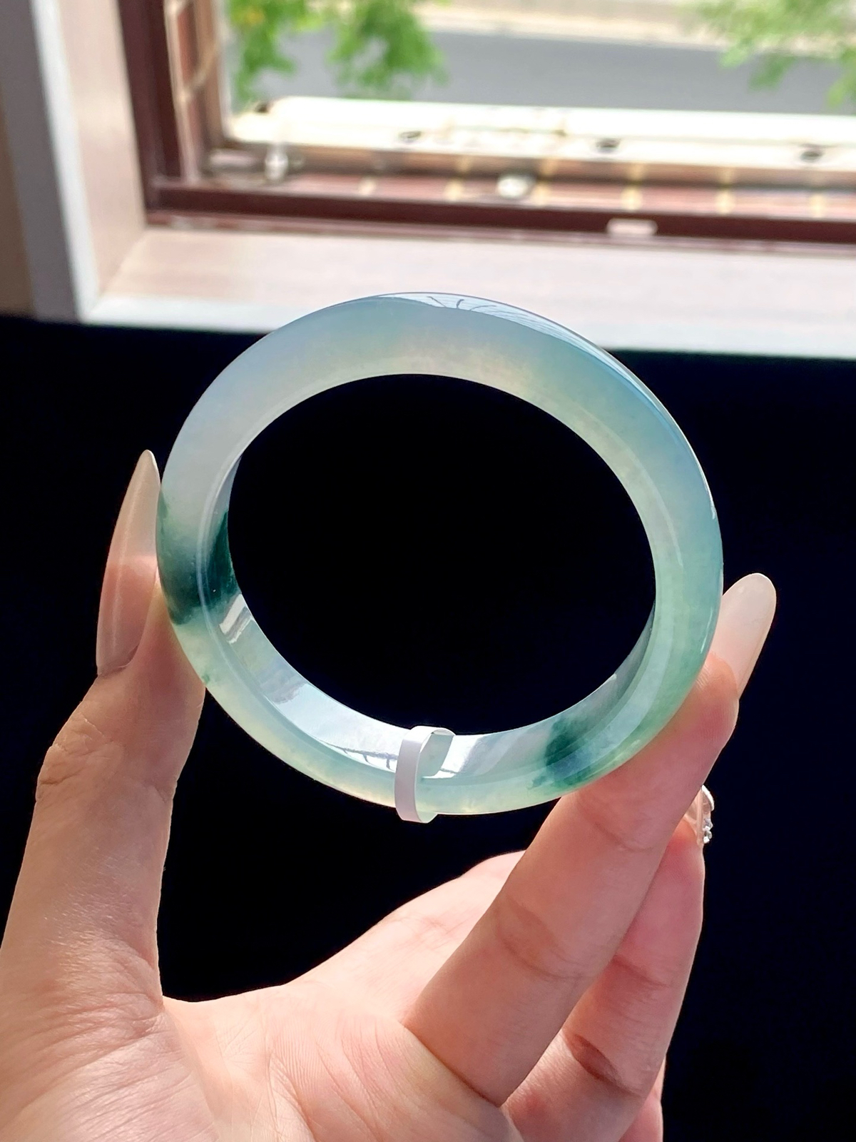 冰蓝飘花正圈成品（完美）
⭕️56.7-12-8.3