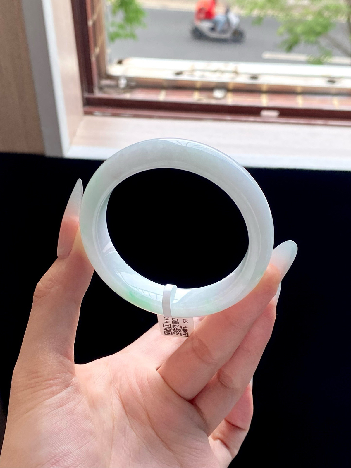 小圈口白底青正圈成品（小细纹不扣）
⭕️53-12-8.2