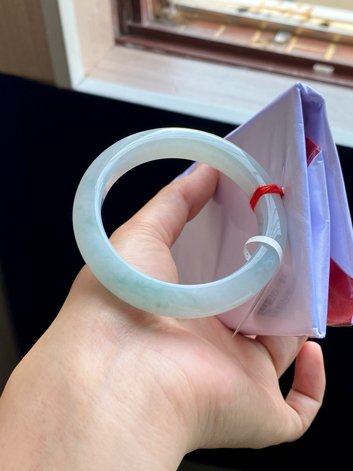 小圈口白冰飘花泥鳅背窄条正圈成品（完美）
⭕️53.4-11-9