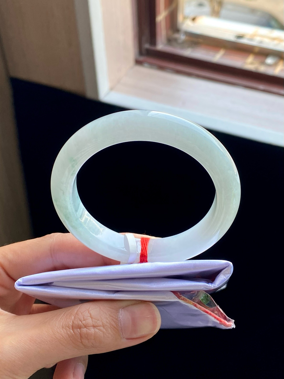 小圈口白冰飘花泥鳅背窄条正圈成品（完美）
⭕️53.4-11-9