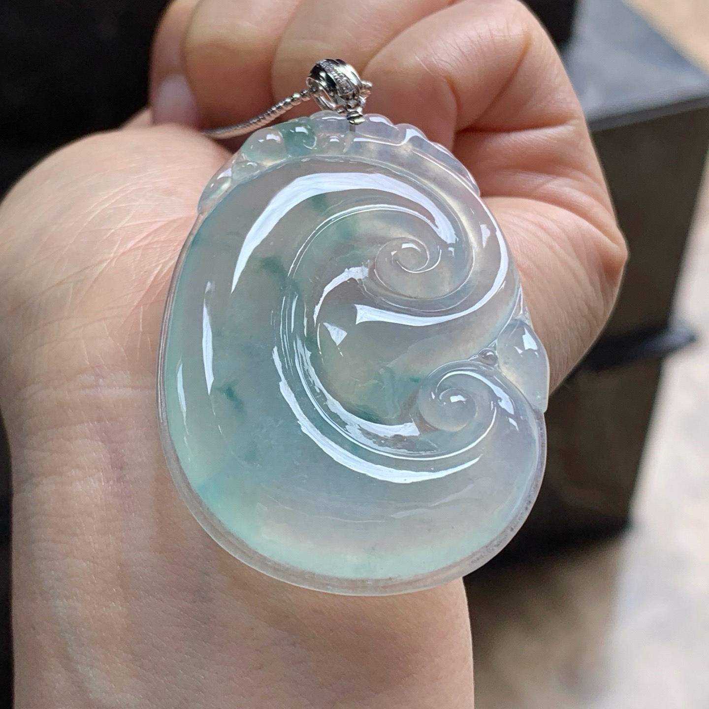 金扣飘花如意^_^水润
