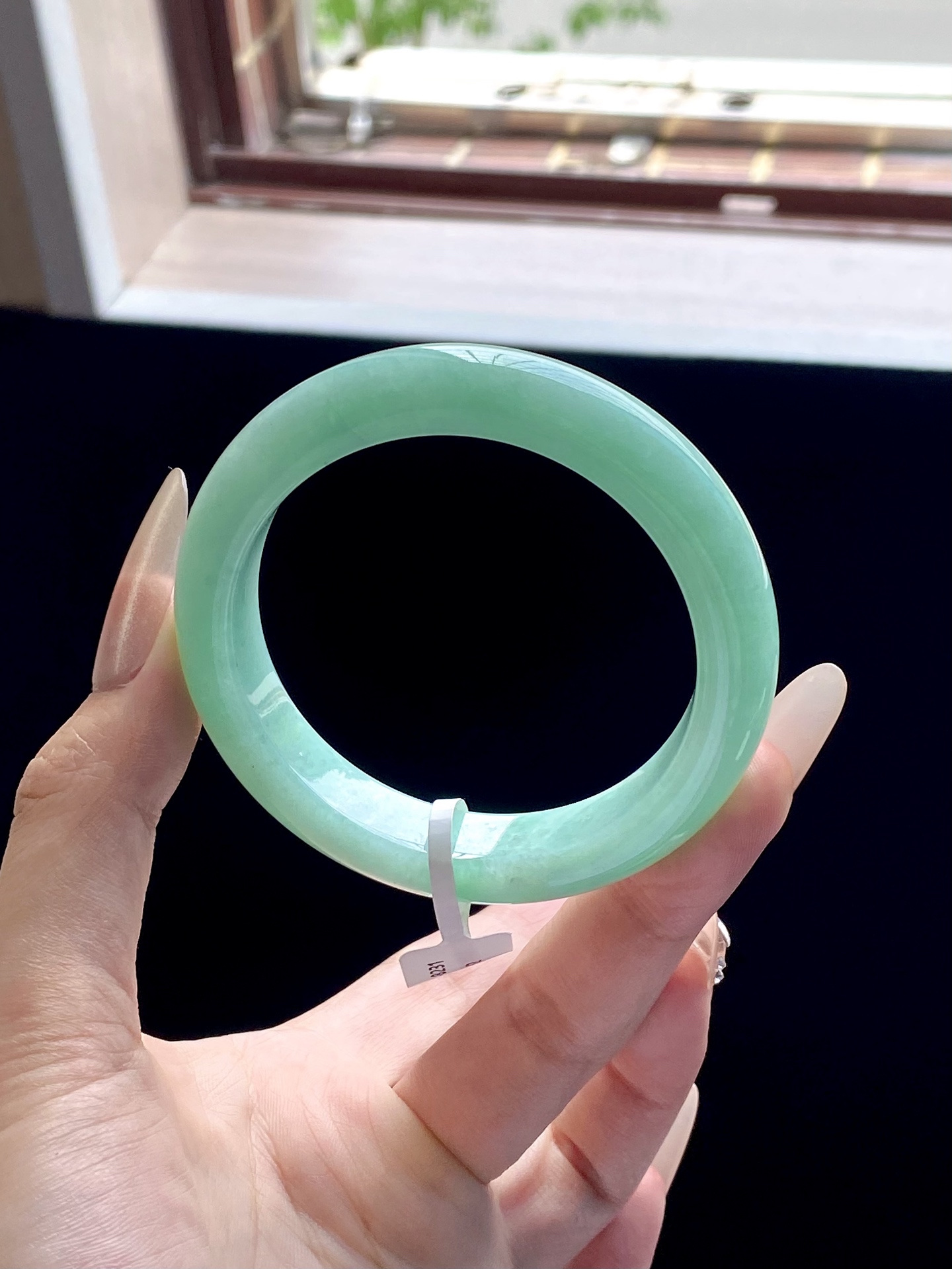 苹果绿正圈成品（纹裂不扣手） HYY-8231 ⭕️56.5-12.6-9.3
